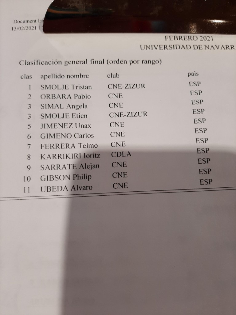 Jornada de Juegos Deportivos de Navarra de espada